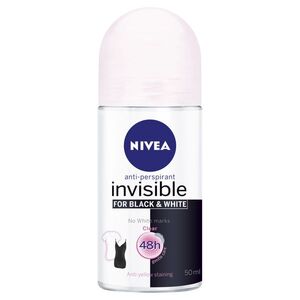 Nivea Invisible for Black & White Clear Woman roll-on 50 ml obraz