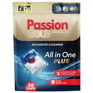 Passion Gold Professional Tablety do umývačky riadu All in One Plus 30ks obraz