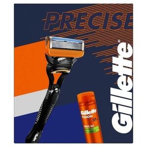 Gillette Fusion5 Darčeková kazeta holiaci strojček Fusion5 1 ks + gél obraz