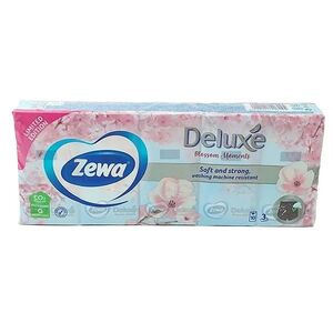 Zewa Deluxe Blossom Moments papierové hygienické vreckovky 10 x 10 ks obraz