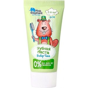 Pink Elephant zubná pasta bobrík Peťo 50 ml obraz