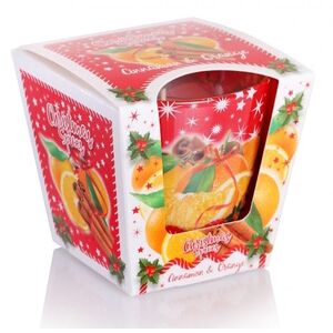 Bartek Candles Christmas Spices Pomaranč a škorica Vonná sviečka 115g obraz