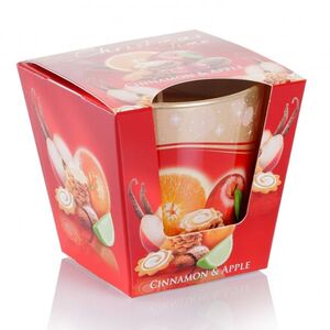 Bartek Candles Christmas Time jablko a škorica Vonná sviečka 115g obraz
