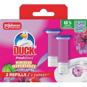 DUCK Fresh Discs Hibiscus Hyperscape WC gél náhrada 2x36ml obraz