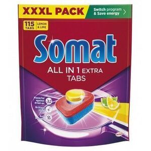 Somat AllinOne Extra tablety Lemon 115ks obraz