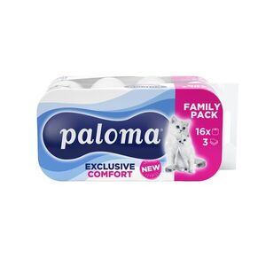 Paloma Exclusive Comfort toaletný papier 3vrst. 16ks - 131 ustr. obraz