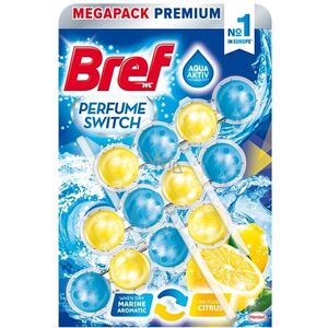 Bref Power Aktiv Lemon & Marine WC Blok 3x50g obraz