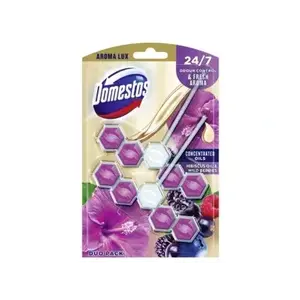 Domestos Aroma Lux Hibiscus & Wild Berries 2x55g tuhý WC Blok obraz