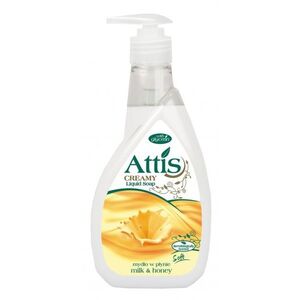 Attis tekuté mydlo s dávkovačom Mlieko & Med 400ml obraz
