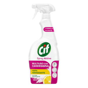 Cif Attivo multiuso con candeggina Limone univerzálny dezinfekčný sprej s bielidlom - 650 ml obraz