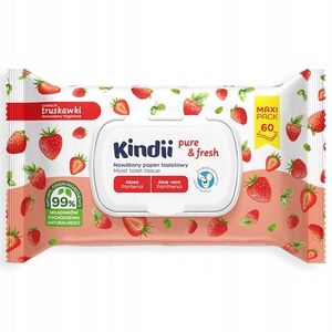 Kin Kindii vlhčený toaletní papír Pure fresh /jahoda 60ks obraz