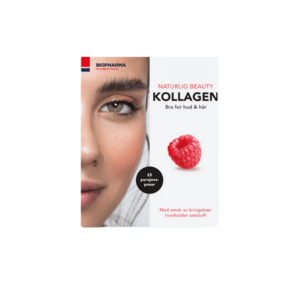 Hydrolyzovaný mořský kolagen s vitaminem C a biotinem - Norsk Kollagen - Biopharma - 25×5 g - bez příchuti Příchuť: Malina obraz