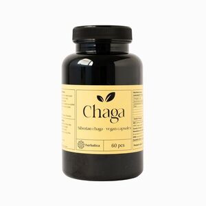 Čaga sibiřská - 60 veganských kapslí (300 mg/kapsle) - Herbatica obraz