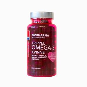 Trippel OMEGA 3 Kvinne Kakao - Biopharma - 120 kapslí obraz