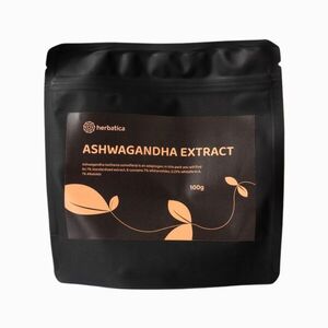 Ashwagandha prášek z kořene, 7% extrakt - 100 g - Herbatica obraz