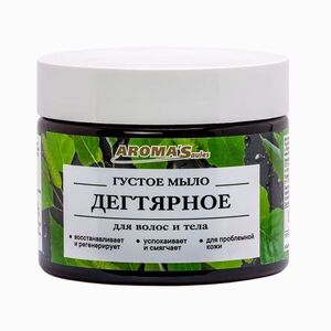 Dehtové mýdlo na tělo a vlasy - 250 ml - Aroma'Saules obraz