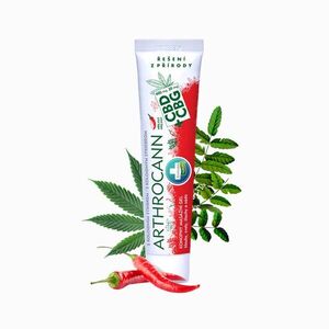 ARTHROCANN hřejivý konopný masážní gel CBD + CBG s koloidním stříbrem - 75 ml - Annabis obraz