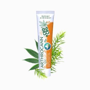 ARTHROCANN konopný masážní gel CBD+CBG s koloidním stříbrem na klouby, svaly a záda - 75 ml - Annabis obraz