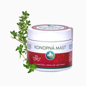 KONOPNÁ mast na masáž zad, svalů a kloubů - 330 ml - Annabis obraz
