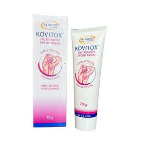 IN VITRO Kovitox krém – úleva pro ztuhlé svaly a namáhané klouby – 70 g – InVitro obraz