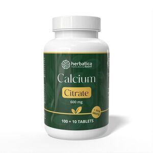 Vápník citrát 600 mg - 110 tablet - Herbatica obraz