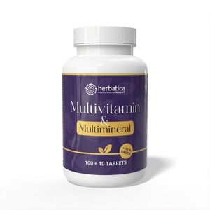 Multivitamín a multiminerál - 110 tablet - Herbatica obraz