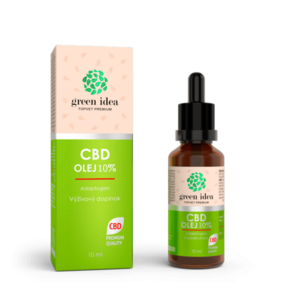 CBD olej 10 % 10 ml - Green idea obraz