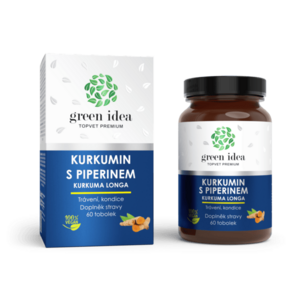 Kurkumin s piperinem - bylinný extrakt - 60 kapslí - Green idea obraz