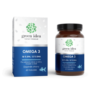 Omega 3 – 18 % EPA, 12 % DHA – 60 kapslí – Green idea obraz