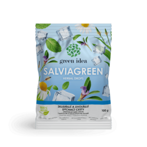 Salviagreen – bylinné bonbony 100 g – Green idea obraz