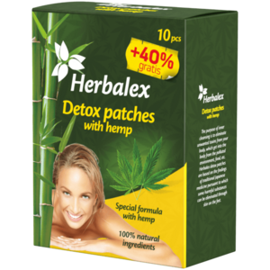 Detoxikační náplasti s konopím – 14 ks – Herbalex obraz