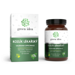 Kozlík lékařský – bylinný extrakt – 60 kapslí – Green idea obraz
