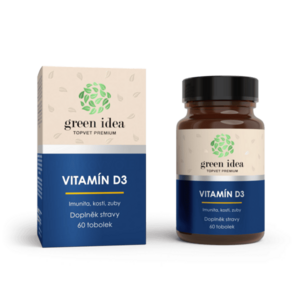 Vitamín D3 – kapsle 60 ks – Green idea obraz
