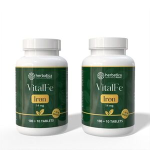 Zvýhodněný set: 2× Železo 14 mg - 110 tablet - Herbatica obraz