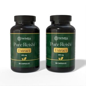 Zvýhodněný set: 2× Reishi Extract 30 % polysacharidů - 90 kapslí - Herbatica obraz