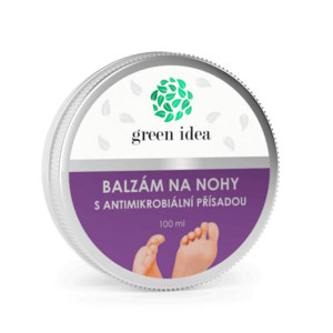 Balzám na nohy s antimikrobiální přísadou – 100 ml – Green idea obraz
