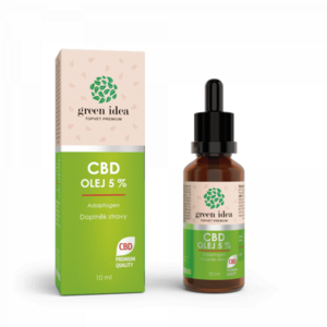 CBD olej 5 % – 10 ml – Green idea obraz