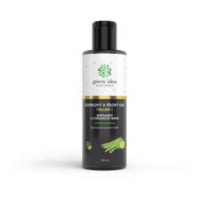 Bergamot a citronová tráva – koupelový a tělový olej 200 ml – Green idea obraz