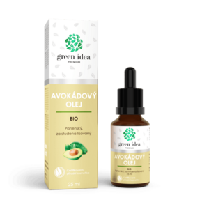 Avokádový olej BIO 25 ml – Green idea obraz
