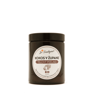 BIO tělový peeling Kokos v županu - 180 ml - Dr. Feelgood obraz