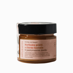 Terapeutický med s kurkumou a černým pepřem - 220 g - Naturmeda obraz