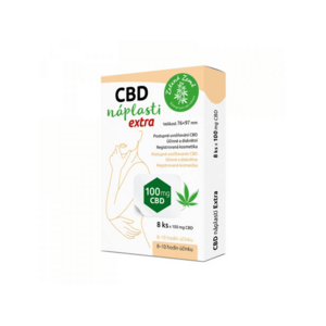 CBD náplasti extra velké - balení 8 ks - Zelená Země obraz