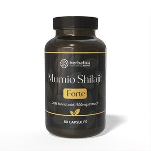 Mumio Shilajit Forte – 80 kapslí – Herbatica obraz