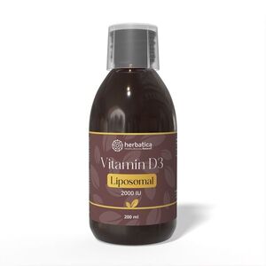 Lipozomální Vitamin D3 2000 IU – 200 ml – Herbatica obraz