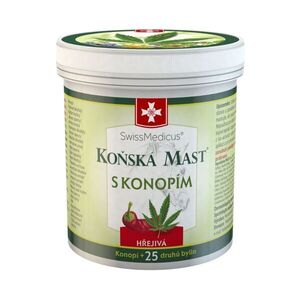 Koňská mast s konopím hřejivá 250 ml – SwissMedicus obraz