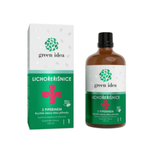 Lichořeřišnice+ s piperinem – bezalkoholová tinktura 100 ml – Green idea obraz