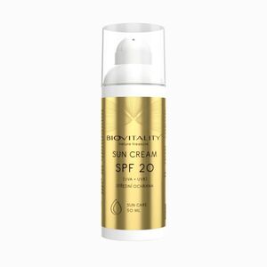 Opalovací krém SPF 20 – péče o pokožku na slunci 50 ml – Green idea obraz