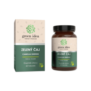 Zelený čaj bylinný extrakt – 60 kapslí – Green idea obraz