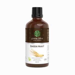 Ženšen tinktura – kapky 50 ml – Green idea obraz