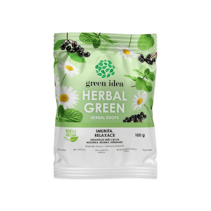 Herbal green – bylinné bonbony 100 g – Green idea obraz